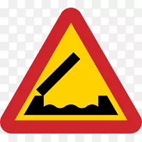 交通标志桥道警告标志-道路标志
