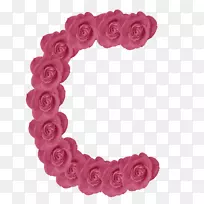 字母花园玫瑰.字母c
