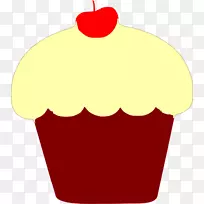 蛋糕红天鹅绒蛋糕糖霜巧克力蛋糕夹艺术天鹅绒