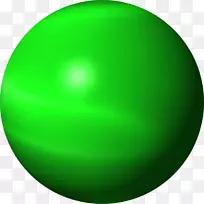 球体电脑图标剪贴画绿色圆圈