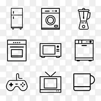 家电家具电脑图标家用电器