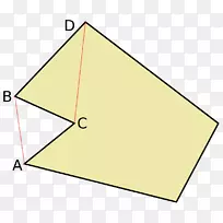 直线顶点三角形