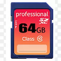 闪存卡计算机数据存储三星nx 100安全数码相机-SD卡