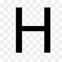 希腊字母ETA字母大小写-u