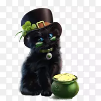 猫艺术节-圣帕特里克节