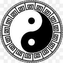 阴阳剪贴画-阴阳