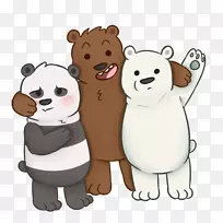 北极熊大熊猫灰熊