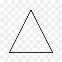 等边三角形几何图形剪贴画-三角图