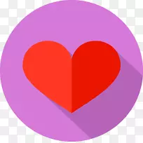 紫红色紫色爱情圆圈-可爱的文字