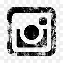 仙女座学前社交媒体摄影标志黑白Instagram标志