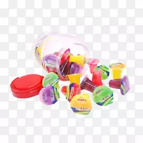 食品糖果塑料糖果-水母