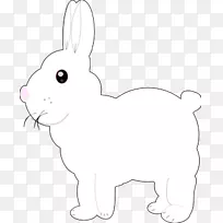 兔复活节兔子剪贴画-复活节兔子
