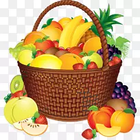 水果食品礼品篮夹艺术.水果篮