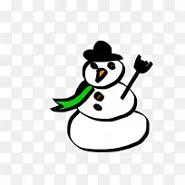 卡通雪人-白雪公主