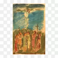 艺术绘画作品-钉十字架