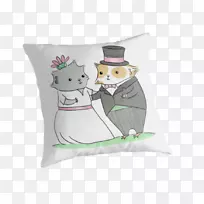贺卡和便条结婚爱情订婚-豚鼠