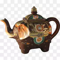 茶壶象陶瓷手绘
