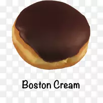 波士顿奶油甜甜圈波士顿奶油派松饼甜甜圈