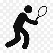 网球中心球拍运动-乒乓球