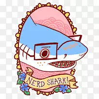 哑嘴鲨画鱼艺术-幼鲨