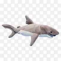毛绒动物&可爱玩具鲨鱼毛绒熊-幼鲨