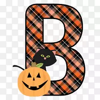 字母表字母万圣节abc字体