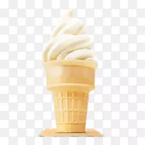 冰淇淋圆锥形软食冷冻甜点-软糖