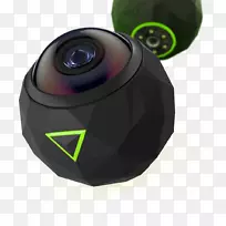 摄像机动作摄像机沉浸式视频4k分辨率360摄像机