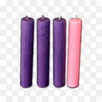 蜡烛-紫罗兰-教堂蜡烛