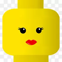 乐高创意笑脸剪贴画吻笑脸