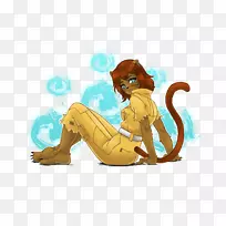 四月奥尼尔猫女少女变异型忍者海龟猫女艺术-四月