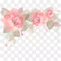 花卉桌面壁纸-花卉水彩画