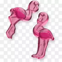 品红火烈鸟粉红色m Haribo-火烈鸟