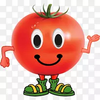 蔬菜黄瓜甜瓜水果沙拉-番茄