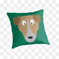 扔枕头，狗，纺织品，靠垫，茶具-可爱的狗