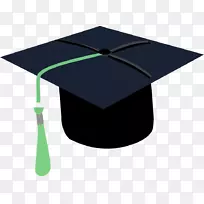 方形学术帽学生帽毕业典礼-大学毕业典礼