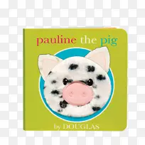 猪板书，毛绒动物和可爱的玩具精装书-豚鼠