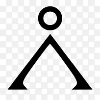 星际之门符号亚特兰蒂斯标志剪辑艺术-幸运符号