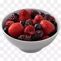 草莓食品馅饼甜点-混合水果