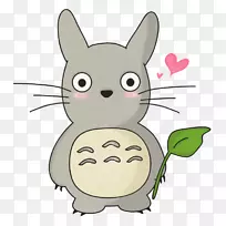 猫脱节艺术胡须-Totoro