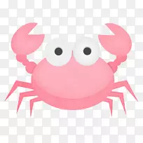 螃蟹自由剪贴画-海底