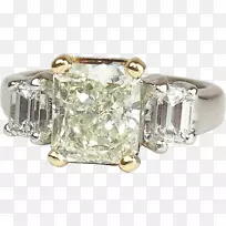 订婚戒指珠宝宝石黄金订婚戒指