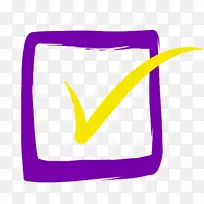 紫罗兰紫丁香标志黄色-终点线