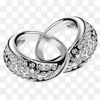 结婚戒指珠宝剪贴画结婚戒指