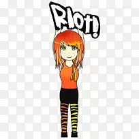 Paramore绘画悲惨事业-Hayley Williams
