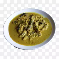 肉汁黄色咖喱素食菜古莱印度菜香菜