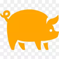 猪电脑图标剪贴画-豚鼠