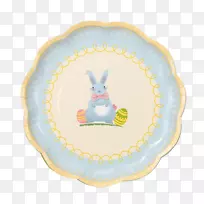 复活节兔盘餐具.餐具