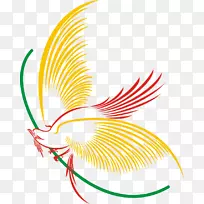 天堂鸟标志剪贴画-维克多