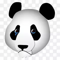 大熊猫剪贴画-熊猫